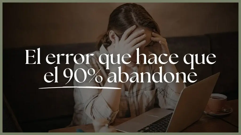 El error que hace que la mayoría abandone Etsy y por qué no logran vender desde el inicio