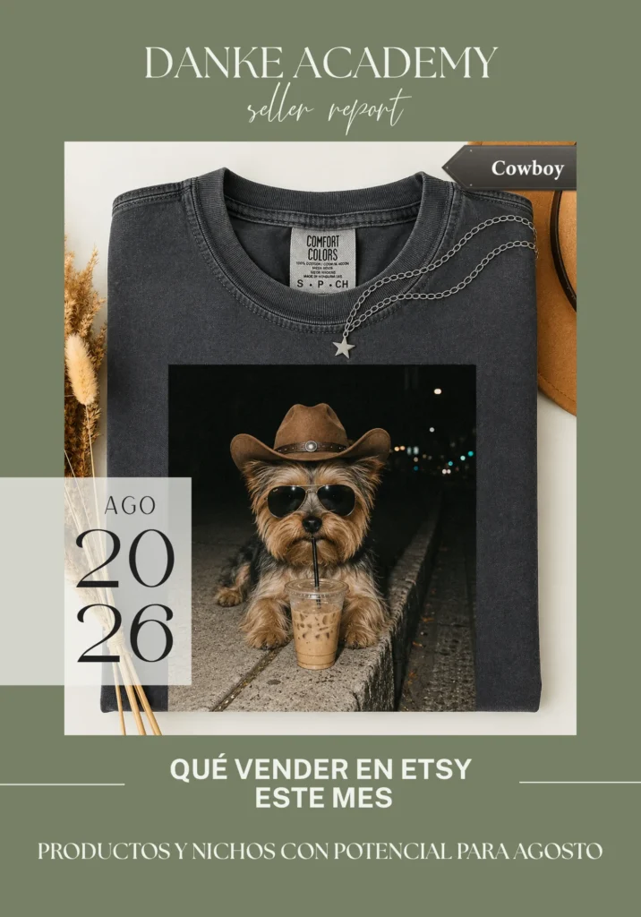 Qué vender en Etsy este mes — Agosto 2026